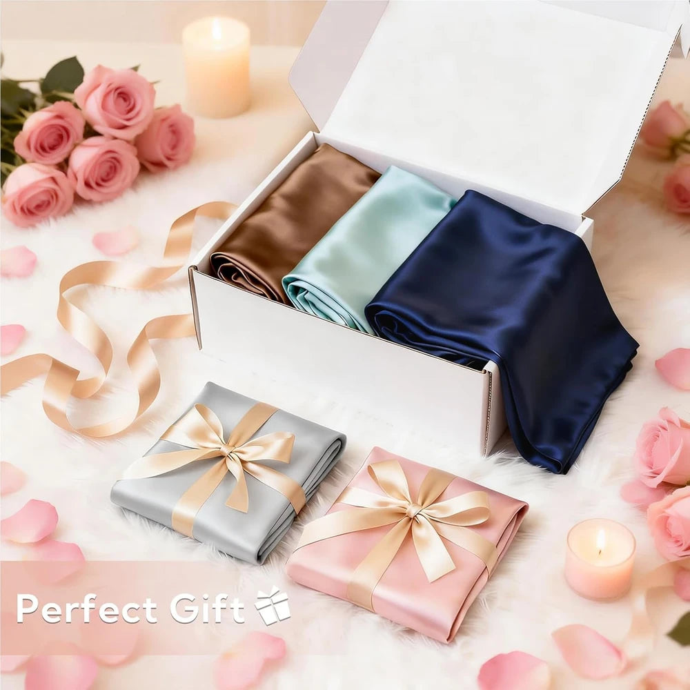 MR&HM Satin Pillowcase 2 Pack