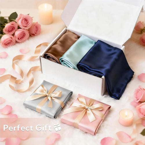 MR&HM Satin Pillowcase 2 Pack