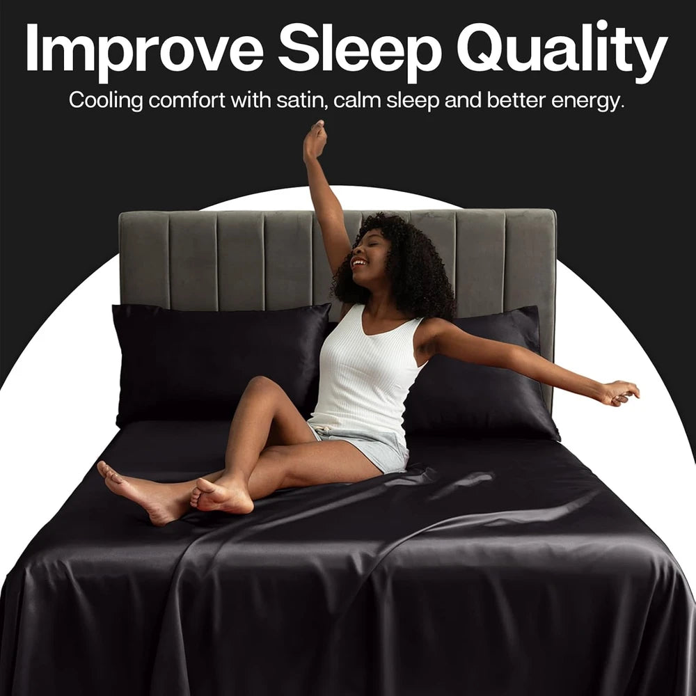 MR&HM Satin Pillowcase 2 Pack