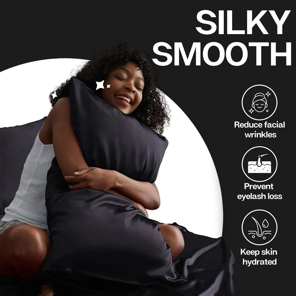 MR&HM Satin Pillowcase 2 Pack